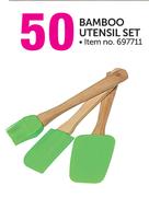 Bamboo Utensil Set
