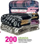 Aranda Frenzi Rug Shawl-Each