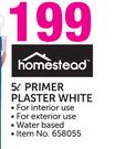 Homestead 5ltr White Primer Plaster