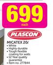 Plascon 20ltr White Micatex