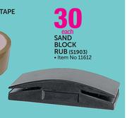 Sand Block Rub S1903