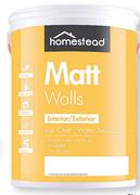 Homestead 5ltr Matt Walls-Each