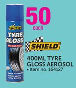 Shield Tyre Gloss Aerosol-400ml