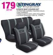 Stingray 6-Piece Seat Covers Set-Per Set