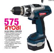 Ryobi 14.4V Drill Driver