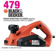 Black & Decker 650W Rebating Planer KW712