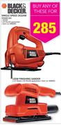 Black & Decker Single Speed Jigsaw KS500 QS & 135W Finishing Sander