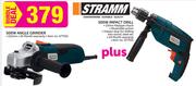 Stramm 500W Angle Grinder & 500W Impact Drill