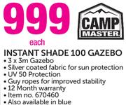 Camp Master Instant Shade 100 Gazebo-Each