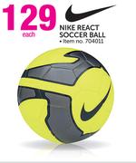 Nike React Soccer Ball-Each
