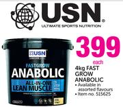 USN 4kg Fast Grow Anabolic-Each