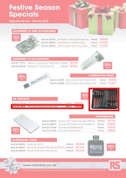 RS Components : Festive Season Specials (9 Nov - 18 Dec 2015), page 1