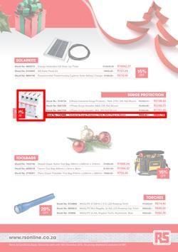RS Components : Festive Season Specials (9 Nov - 18 Dec 2015), page 3