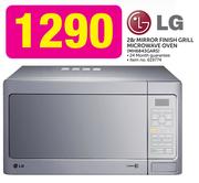 LG 28Ltr Mirror Finish Grill Microwave Oven-MH6843GARS