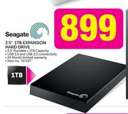 Seagate 2.5" 1TB Expansion Hard Drive