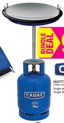 Cadac Single 3kg Cylinder-Each