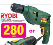 Ryobi Imapct Drill 650W Angle Grinder