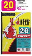 Flip File A4 30 Page-Each