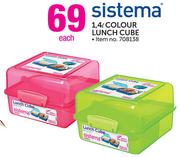 Sistema Colour Lunch Cube-1.4L Each