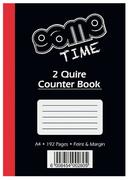 Game 2 Quire A4 Hard Cover Counter Book-Each
