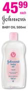 Johnsons Baby Oil-500ml