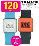 Tomato Funky Digital Watches-Each