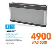Bose Soundlink Bluetooth Speaker III