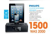 Philips Clock Docking Speaker AJ7260D/12