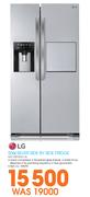 LG 506Ltr Silver Side By Side Fridge GC P207GLYV A