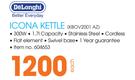DeLonghi Icona Kettle KBOV2001 AZ