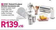 Poland 12 Piece Kitchen Accessory Set
