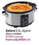 Salrar 6.5L Digital Slow Cooker