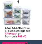 Lock & Lock Classic 8 Piece Storage Set