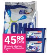 Omo Auto Washing Powder 2Kg/ Capsules 17's-Each