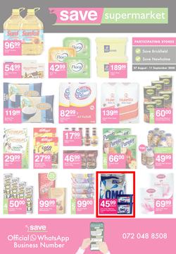 Save Supermarket Brickfield & Newholme (27 August - 11 September 2020), page 1