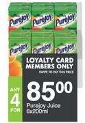 Purejoy Juice-For Any 4 x 6 x 200ml