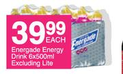 Energade Energy Drink (Excluding Lite-6) x 500ml Each