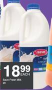 Save Fresh Milk-2Ltr Each