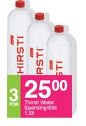 Thirsti Water Sparking/Still-3 x 1.5Ltr