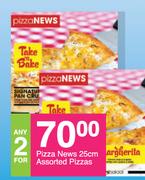 Pizza News 25cm Assorted Pizzas