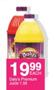Daly's Premium Juice-1.5Ltr Each