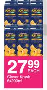 Clover Krush-6 x 200ml Each