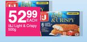 I & J Light & Crispy-500 Each