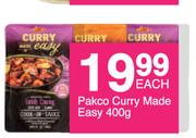 Pakco Curry Made Easy-400g Each