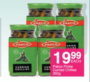 Pakco Pickle Curried Chillies-350g Each