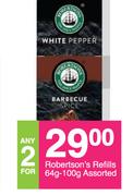 Robertson's Refills Assorted-For Any 2 x 64g/100g