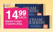 Bakers Cream Crackers-200g Each