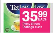 Tetley Green Teabags-102's Each