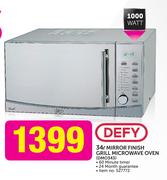Defy 34Ltr Mirror Finish Grill Microwave Oven DMO343
