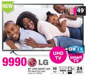 LG 49" UHD Smart LED TV 49UF770T AFB